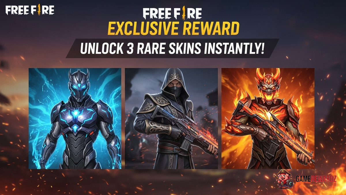 Free Fire Exclusive Reward – Unlock 3 Rare Skins Instantly!